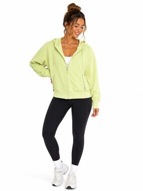 Old Navy Lime Green Zip Hoodie